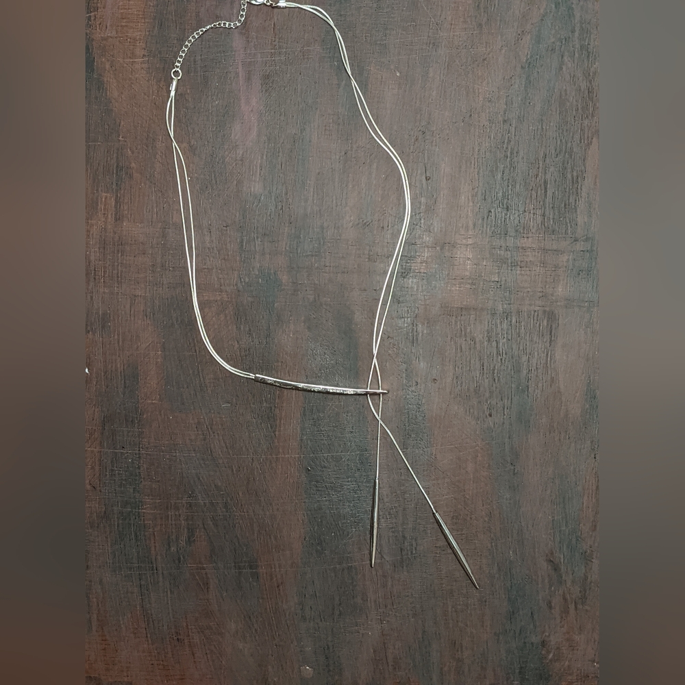 Natrix silver necklace